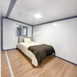 Sản xuất chuyên nghiệp 20ft container khung trang bị đầy đủ đồ nội thất prefab container nhà ở thép container nhà - Product Image 4