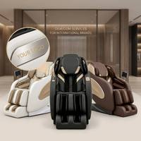 Silla de Masaje Corporal Completo LEERCON 2026 8D AI Dual Core Logic, Certificada para HSA y FSA, Acabado Obsidian Black Gold, Tecnología Innovadora