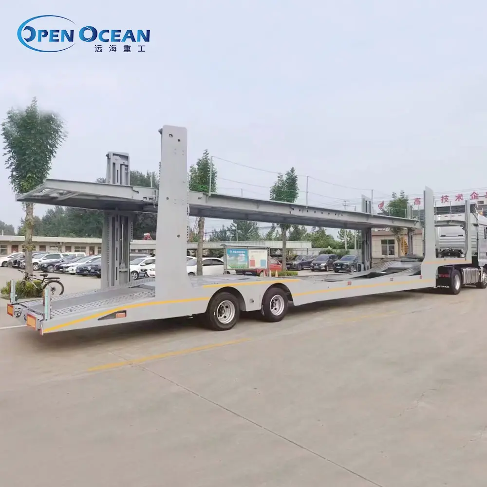 Trung Quốc Nhà cung cấp 3 Trục xe Giao thông vận tải bán Trailer Xe tàu sân bay xe tải để bán