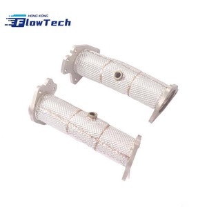 Tuyau d'échappement en acier inoxydable T304 avec bouclier thermique pour Chevrolet Corvette C8 6.2L LT2 - Product Image 3