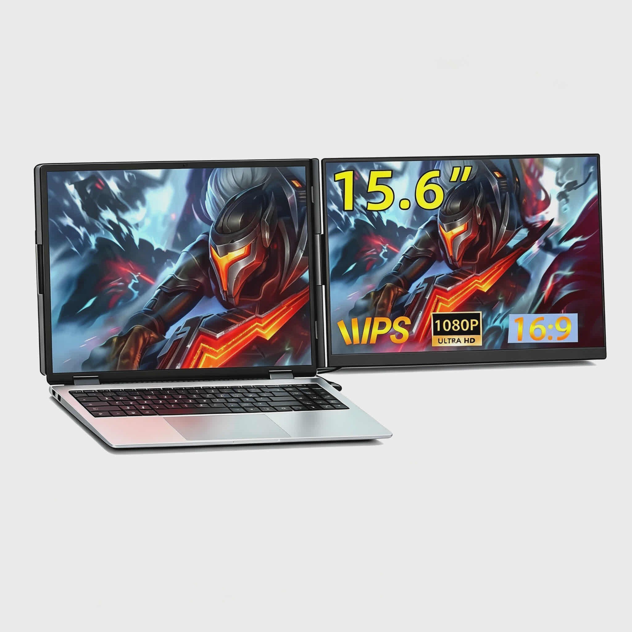 <strong>2026</strong> Portable <strong>Monitor</strong> P5 15.6 Inch FHD <strong>1080P</strong> IPS Dual Screen Extender USB Type-C for Laptop Factory Wholesale OEM ODM
