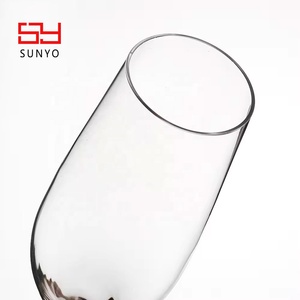 Flûtes à vin de tulipe de mariage en cristal sans plomb de marque de luxe léger Verres à champagne de mariage pour la fête - Product Image 6