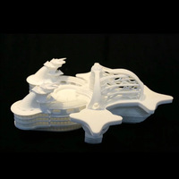 Modèle architectural imprimé en 3D sur mesure, service de prototypage rapide de précision pour la validation d'œuvres d'art et de designs