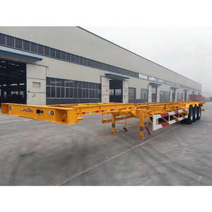 3 ציר 20ft 40ft 60ft 60ft מיכל שלדת שלד שלד שלד - Product Image 3