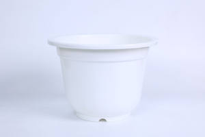 Pot de fleurs en plastique blanc, directement de l'usine, en PP, design moderne et simple, pour pépinières, serres et projets d'aménagement paysager - Product Image 3
