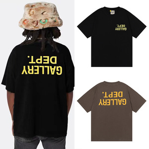 T-shirt Unisex a Maniche Corte Stile Basic GALLERY DEP, Streetwear Americano, con Logo Classico, per Commercio Estero all'Ingrosso - Product Image 3