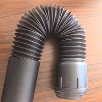 Tuyau d'extension de drainage flexible en PE de 1,5 m, anti-âge, extensible, pour gouttière extérieure, alimentation directe usine