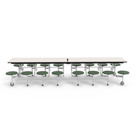 Mobilier de table pliable rond, portable, pour Restaurant, cantine à manger