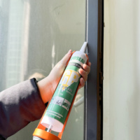 Scellant silicone acétique HOUSEAL 750 300ML séchage rapide pour usage en construction