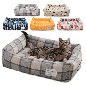 ที่นอนสุนัขทรงสี่เหลี่ยม หลายขนาด นุ่มสบาย ปลอดภัย ซักเครื่องได้ - Product Image 5