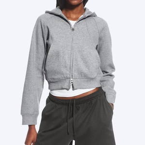 Sudadera con Capucha OEM de Corte Cuadrado con Cremallera Bidireccional, Mangas Raglán, Costuras Planas, Bolsillos Ocultos y Cierre de Cremallera para un Estilo Urbano y Deportivo - Product Image 2