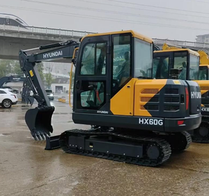 Excavadoras hidráulicas compactas pequeñas HX60G de alto rendimiento Excavadora sobre orugas de 5,85 toneladas con precio barato - Product Image 2