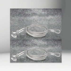 10mm stainless steel cable Stainless Steel Wire Loop Hook Custom Frame Hanger <b>Rope</b> <b>Light</b> Lamp Manufacturing Steel cable - Product Image 3