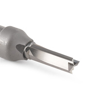 Fresa CNC Multiusos de Tres Cuchillas con Ranura Recta TCT para Ranurado, Recorte y Tallado