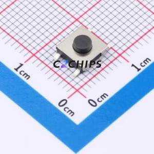 TSE06313-031D333DA-R1500 Tactile Switch SMD-4P,6.4x6.1mm Switch Single Pole Single Throw Round Button 1.8N 6.1mm - Product Image 1
