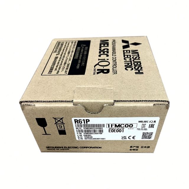 100% New Original Mitsubishi IQ-R Series R61P Power Module, AC100~240V Input, DC5V 6.5A Output