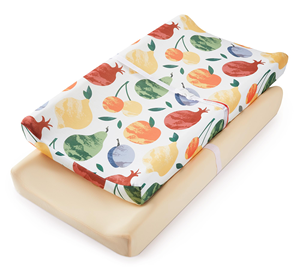 Cubiertas de Algodón 100% para Cambiador de Bebé, Sábanas para Cambiador de Pañales, 32x16 Pulgadas - Product Image 1