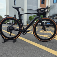 Vélo de gravier entièrement en carbone WheelTop GEX 13 vitesses avec transmission électronique sans fil, pneus larges 40C, freins à disque hydrauliques, vélo tout-terrain