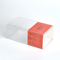 Boîtes d'emballage en plastique PVC transparent pour contenants en plastique PET, emballages pour thé et en-cas, emballages pour boîtes à café