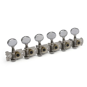 Clavijas de afinación de guitarra acústica 6L6R, afinadores de llave, cabeza de máquina de <span class=keywords><strong>12</strong></span> <span class=keywords><strong>cuerdas</strong></span>, botón de afinador de <span class=keywords><strong>cuerdas</strong></span> de Metal, piezas de accesorios de guitarra acústica - Product Image 2