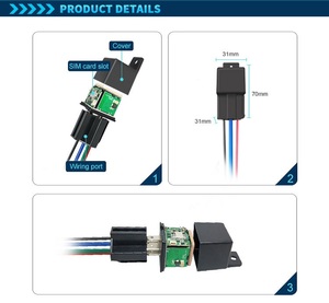 CJ730 antivol <span class=keywords><strong>remorque</strong></span> localisateur d'alarme automatique dispositif de repérage gps de véhicule relais gps suivi de voiture - Product Image 2