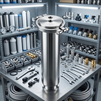 Boîtier de membrane en acier inoxydable SS 8040 4040, utilisé dans le composant principal du filtre de réservoir d'eau