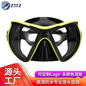 Máscara de Buceo ZMZ con Doble Lente de Vidrio Templado Antivaho, Vista Panorámica de 180°, para Snorkel y Deportes Acuáticos para Adultos - Product Image 2