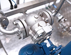 Vannes de purge à flotteur sphérique pneumatiques Spirax Sarco FT14 en fonte à bride pour le contrôle de la température des installations de drainage de vapeur - Product Image 2