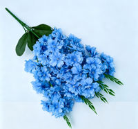 Bouquet de fleurs artificielles multicolores Sakura, simulation de fleurs de cerisier, tige de fleurs pour décoration de mariage, arrangement floral