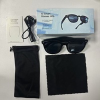 Lunettes de traduction intelligentes H06 AI : Méthode de charge magnétique et double Type-C, haut-parleur intégré et interprétation simultanée
