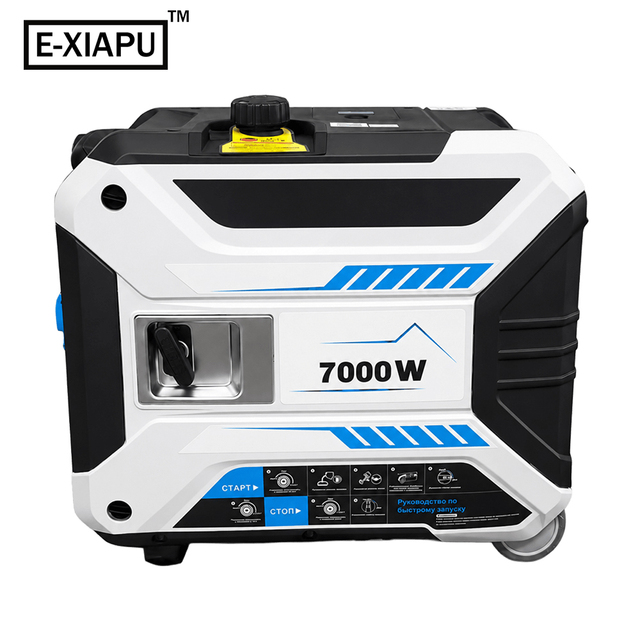E-XIAPU Quiet 5kW Inverter Generator for Camping RV Home Backup Sensitive Electronics