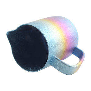 Pichet à mousse de lait professionnel en titane pur de 600 ml, coloré dégradé, pour espresso et latte art, avec bec verseur de précision - Product Image 6