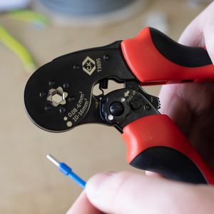 C.K <b>Wire</b> Crimper 0.08-16 mm Ergonomic Grip Industrial Grade Front Entry Steel <b>Tool</b> - Product Image 5