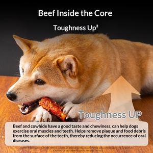 Juguete para Perros Hippy <span class=keywords><strong>Dog</strong></span>, en Forma de Corazón, Resistente a Mordeduras, para Entrenamiento y Recompensa, para Perros Medianos y Grandes, con Pelo Dorado, Hecho en China - Product Image 3