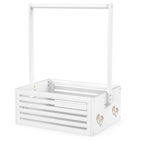 FSC & BSCI-Armario grande <span class=keywords><strong>de</strong></span> madera para baby shower, cesta <span class=keywords><strong>de</strong></span> baby shower en forma <span class=keywords><strong>de</strong></span> cuna con asa - Product Image 3