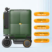 Valise Électrique Portative à Cadre en Aluminium avec Roues Pivotantes pour Voyages d'Affaires – Bagage Intelligent Léger en PC