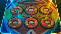 Machine de jeu d'arcade intérieure à monnayeur, jeu de réflexes amusant pour enfants, en plastique, en anglais