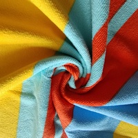 100% Microfiber Terry Printed Ultra Soft Quick-Dry Sand-Free Beach Towels for Summer Use