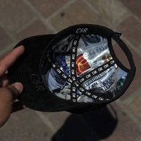 Casquette de baseball 5 panneaux personnalisée, brodée, en coton et daim, avec strass, pour l'extérieur, style Snapback A-Frame