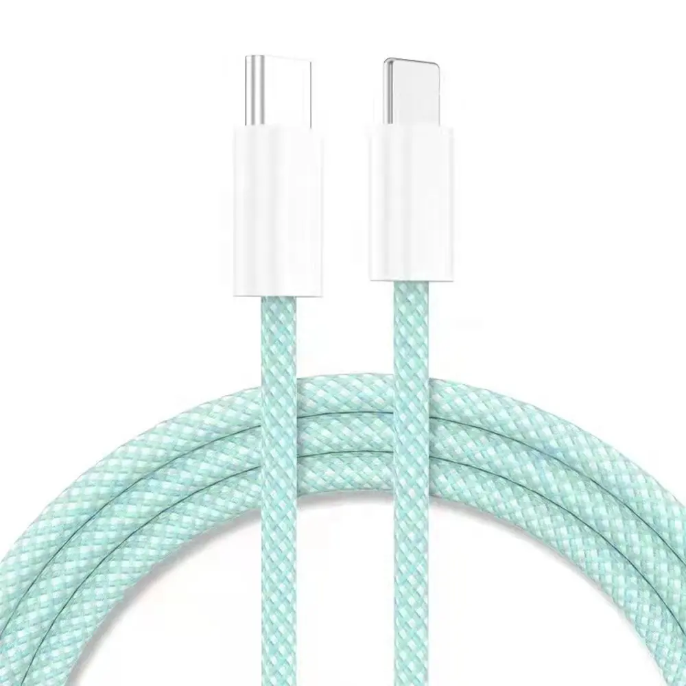 50% off 20w Pd Usb Power Cable Fast Charge Suitable For Apple 13 Charging Iphone12 Macaron Color Braided Data Cable