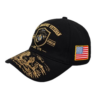 Nouvelle casquette tactique pour papa, broderie lourde, style marin des États-Unis, avec patch latéral drapeau américain, casquette de baseball commémorative pour veteran, Semper Fidelis - Product Image 6