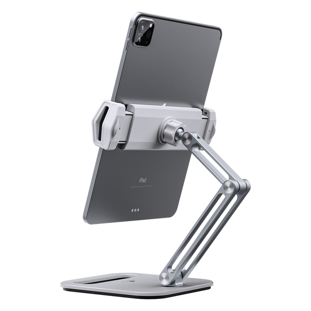 IKATAK 360 Degree Aluminum Foldable Universal Phone & Tablet Stand Adjustable Desk Holder with Customizable Logo Feature