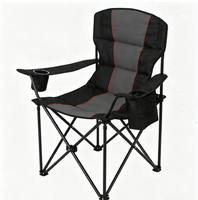 Chaise pliante avec accoudoirs personnalisables, extra large et large, chaise de camping d'extérieur, pêche, pique-nique, croquis, chaise portable