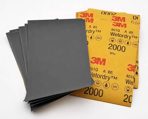 Carta Abrasiva Impermeabile al Carburo di Silicio 3M 02044 per Lucidatura a Umido o a Secco di Metallo, Legno e Altri Materiali per Auto di Brand Abrasives - Product Image 1
