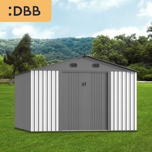 Armadio da Giardino <span class=keywords><strong>per</strong></span> <span class=keywords><strong>Esterni</strong></span>, Armadietto Mobile <span class=keywords><strong>in</strong></span> <span class=keywords><strong>Ferro</strong></span> <span class=keywords><strong>per</strong></span> Cortile e Cantiere - Product Image 1