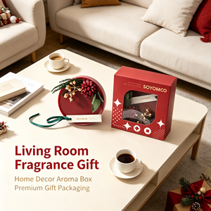 Juego de Difusores de Aromas Personalizados, Caja de Regalo con Ventana y Logotipo Impreso - Product Image 4