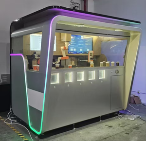 Collaborative Coffee <strong>Robot</strong> with Robotic Arm to Ordinarily <strong>Place</strong> Screen Orders <strong>and</strong> Make Coffee Featuring Other Modules - Product Image 1