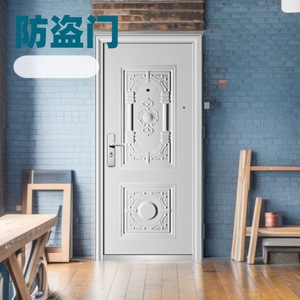 Porte de sécurité Sofia SFN-034 anti-effraction complète pour entrée de maison, ouverture manuelle, design mouluré - Product Image 1