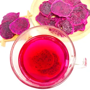 Top Quality Red Pitaya Dragon Pearl Fruit Slice Dried Fruit Tea Drinks Fruit Tea