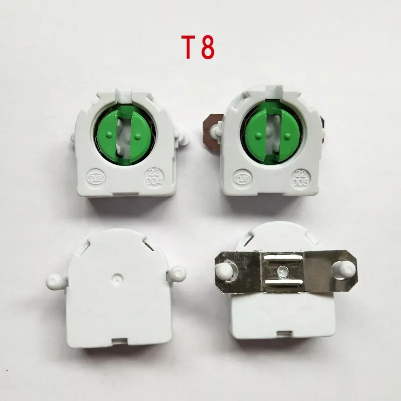 T8 Dudukan Lampu Kisi Dudukan Lampu LED Braket Tabung Lampu LED Dasar Lampu G13 T8